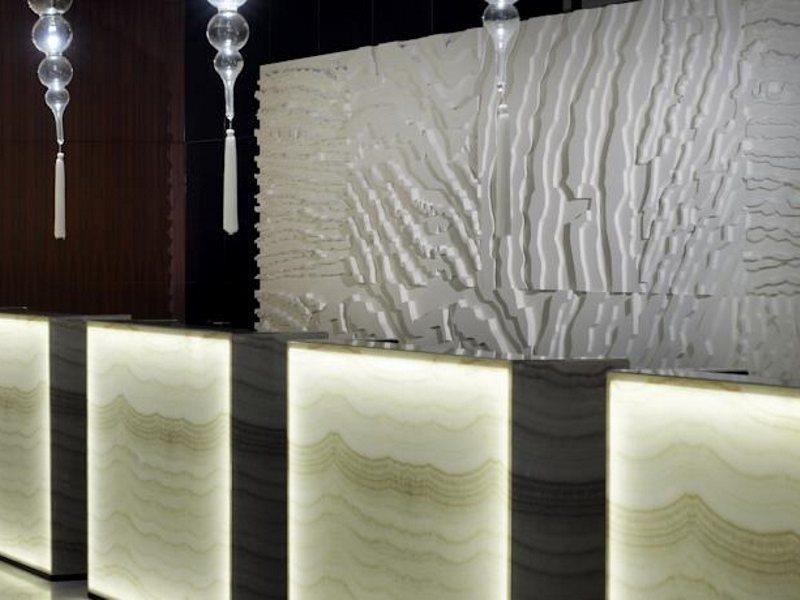 Marriott Executive Apartments Al Jaddaf, Dubai Exterior foto The lobby of the hotel